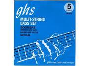 GHS 5MDYB Medium Boomers Electric Bass 5 String Set 45 130