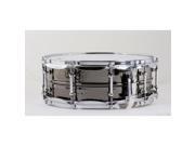 Ludwig LB416KT 5x14 Hand Hammered Brass Shell Black Beauty Snare Drum