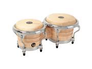 Latin Percussion LM199AW Mini Tunable Bongos Natural Finish