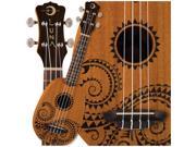 Luna Guitars Tattoo Soprano Pineapple Ukulele
