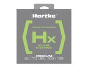 Hartke HSBHX550 Hx Nickel Bass Guitar 5 String Set Medium 50 135