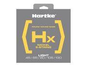 Hartke HSBHX545 Hx Nickel Bass Guitar 5 String Set Light 45 130