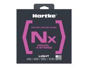 Hartke HSBNX445 Nx Nickel Bass Guitar Strings Light 45 105