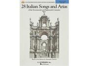 Hal Leonard 28 Italian Songs Arias of the 17th and 18th Centuries – Medium Voice CD ONLY