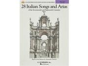 Hal Leonard 28 Italian Songs Arias of the 17th and 18th Centuries – High Voice CD ONLY