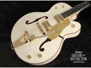 Gretsch G6136T 59GE Golden Era Edition 1959 Falcon with Bigsby Hollow Body Electric Guitar Vintage White SN JT15113561