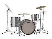 Ludwig 3 Piece Club Date Shell Pack w 22 Bass Drum Silver Mist
