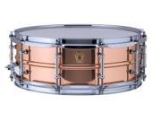 Ludwig 5 x 14 Polished Copper Phonic Snare w Tube Lugs