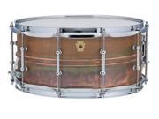 Ludwig 6.5 x 14 Raw Patina Copper Phonic Snare Drum w Tube Lugs