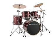 Ludwig 5 Piece Evolution Drum Set w 20 Bass Drum Red Sparkle