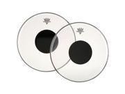 Remo Clear Controlled Sound Drumhead with Black Dot 15