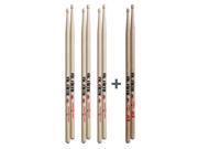 Vic Firth 5A Hickory Oak Value Pack