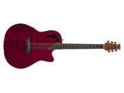 Applause Elite AE44II Mid Depth Acoustic Electric Guitar Ruby Red