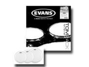 Evans EC2 SST Coated Rock Tom Pack 10 12 16