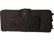 Gator GK 88 SLXL Rigid Lightweight Case with Wheels for Slim Extra long 88 Note Keyboards