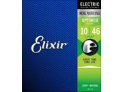 Elixir 19052 Electric Guitar Strings with OPTIWEB Coating Light 10 46