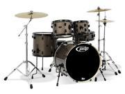 Pacific by DW PDP Mainstage 5 Piece Drum Set with Hardware Cymbals Bronze Metallic