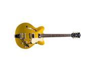 Hofner Limited Edition Verythin Electric Guitar with Bigsby Goldtop
