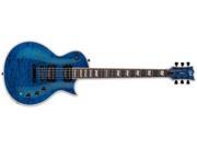 ESP LTD EC 1000 Piezo Electric Guitar See Thru Blue