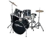 Groove Percussion 5 Piece Drum Set with Hardware and Cymbals