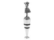 Zinc Hula Dancer Bottle Stopper