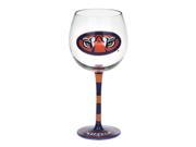 NCAA Auburn Tigers Wine Glass 12 oz