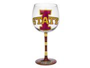 NCAA Iowa State Cyclones Wine Glass 12 oz