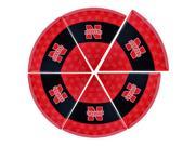 NCAA Nebraska Cornhuskers Pizza Plate Set of 6