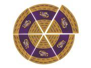 NCAA LSU Fighting Tigers Pizza Plate Set of 6