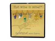 Celebrate Wine Charms Painted