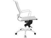Tempo Mid Back Office Chair in White