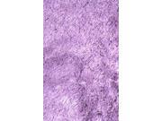 LA Rugs Silky Shag 39 rd Purple Area Rug SSC 66 39