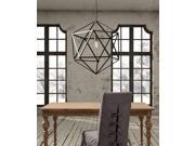 Amethyst Ceiling Lamp Large in Rust by Zuomodern