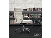 Zuo Zuo Director Comfort Office Chair White 205327 205327
