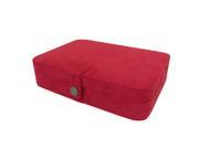 Mele Co. Mele Co. Maria Plush Fabric Jewelry Box and Ring Case with Twenty Four Sections in Red 0054522M