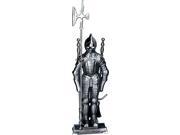 Uniflame 4 Pc Mini Triple Plated Pewter Soldier Fireset F 7520