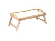 Breakfast Bed Tray With Handle Foldable Legs By Winsome Wood