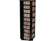 Venture Horizon 1160 Revolving CD Rack Black Black 63 x 19 1 4 x 19 1 4 2390 21BL