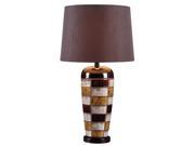 Kenroy Home Torino Table Lamp Ceramic Squares 32273CER