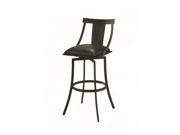 Pastel Furniture Amrita 26 Counter Height Stool in Graphite Black QLAA219340936