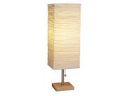 Adesso Lamp Dune Table Natural 25 H x 9 W x 9 D 8021 12