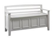 Linon Home Décor Linon White Laredo Storage Bench 84016Wht 01 Kd U 84016WHT 01 KD U