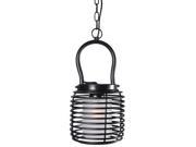 Kenroy Home Foundry Mini Pendant Black 93048BL