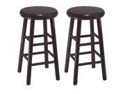 24 Swivel Kitchen Stools Set of 2 by Winsome Wood