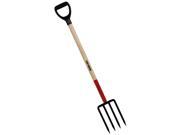 Ames 163034100 4 Tine Spading Fork With Wood Handle