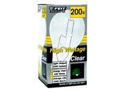 Feit High Wattage Incandescent Light Bulb 200 Watt 200A CL