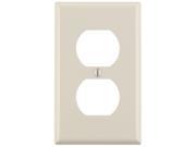 1 Gang Duplex Device Receptacle Wallplate Light Almond Leviton 010 78003 000