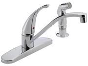 Peerless Single Handle Kitchen Faucet With Spray 1H CH KIT FAUCET W SPRY