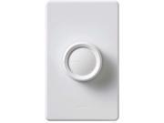 Lutron D 600PH DK Push On Off Rotary Dimmer Switch WHT IV ROTARY DIMMER