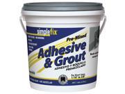 Custom Building Products TAGW1 2 1 Gallon White Pre Mixed Adhesive Grout Pack of 2
